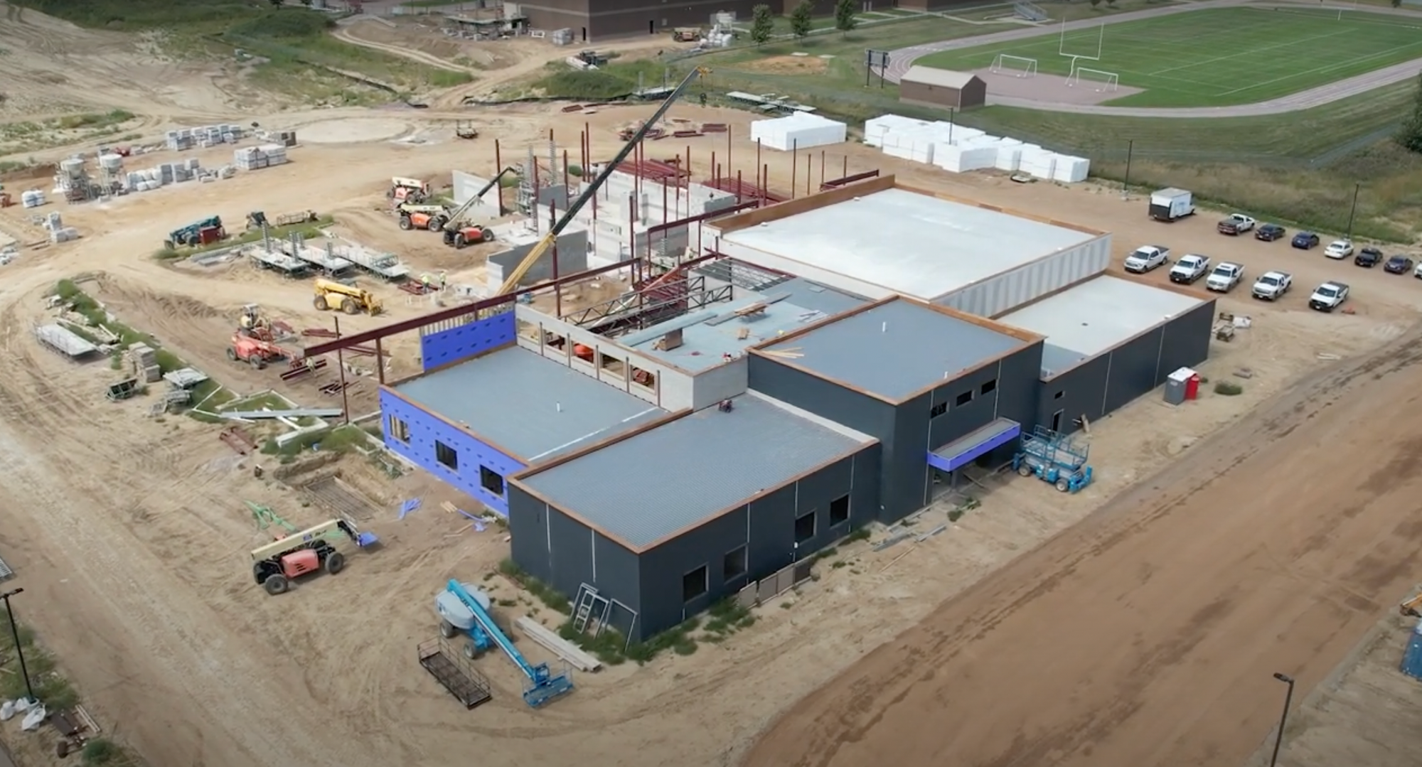 Get a look at progress on the new Marcella LeBeau Elementary School